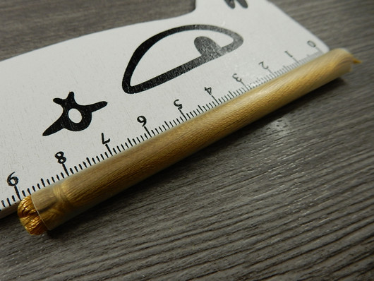 Tasseli, 90mm, okra, 1kpl