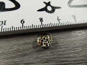 Kapussi kuvio, 8mm, ruskea, 1kpl