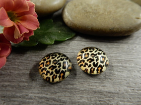 Kapussi kuvio, 10mm, ruskea, 1kpl