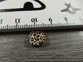 Kapussi kuvio, 10mm, ruskea, 1kpl