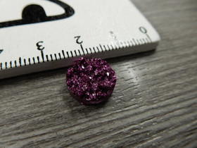 Kapussi rösöpinta, 12mm, tummapinkki, 1kpl