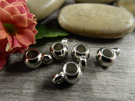 Riipuspidike, 9x6mm, kromi, 1kpl