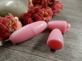 Turvalukko, 24x9mm, pinkki, 1kpl