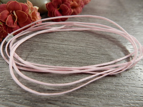 Vahattu nauha, 1mm, vaaleanpunainen, 1m
