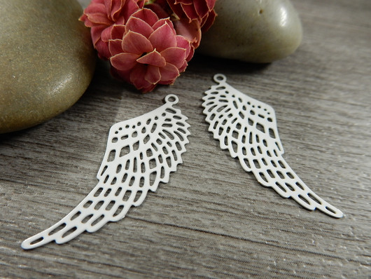 Siipiriipus, 32x13mm, valkoinen, 1kpl