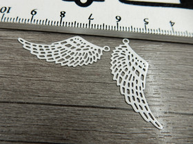 Siipiriipus, 32x13mm, valkoinen, 1kpl
