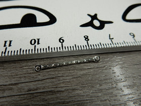 Linkkiriipus kierre, 25x1mm, kirkashopea, 10kpl