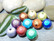 Heijastava helmi, 12mm, mix setti, 10kpl