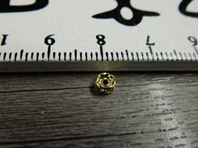 Rondelli strassi, 4mm, kulta, 20kpl