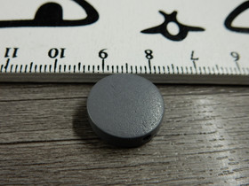 Puuhelmi, 15mm, harmaa, 10kpl