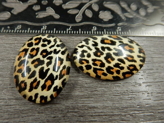 Kapussi kuvio, 18x25mm, ruskea, 1kpl