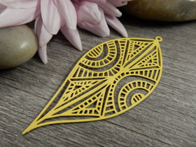 Kuvioriipus, 58x25mm, keltainen, 1kpl