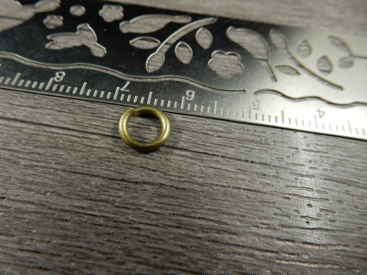 Välirengas, 7x1.1mm, avattava, pronssi, 50kpl