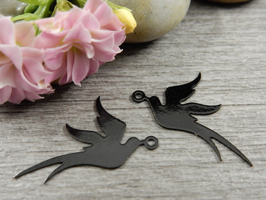 Linturiipus, 23x19mm, musta, 1kpl