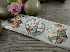 Thank you tarra, 25mm, moniväri, 10kpl