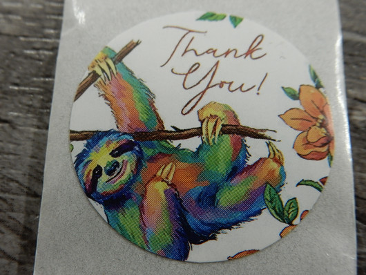 Thank you tarra, 25mm, moniväri, 10kpl
