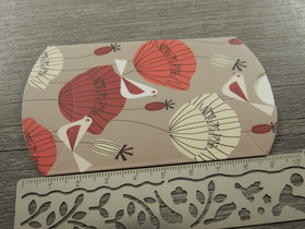 Lahjarasia, 8x5.5x2.5cm, punainen, 1kpl