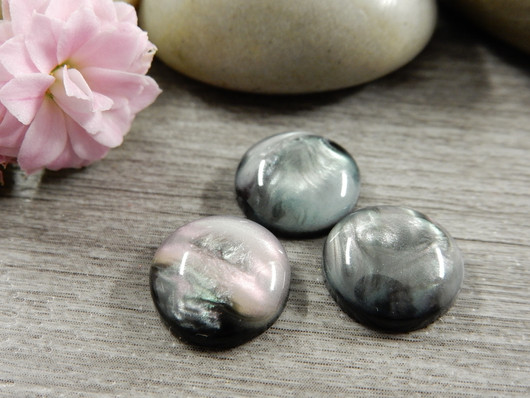 Kapussi marmori, 12mm, moniväri, 1kpl