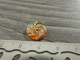 Kapussi pyörre, 12mm, oranssi, 1kpl