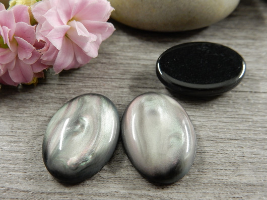 Kapussi marmori, 13x18mm, moniväri, 1kpl