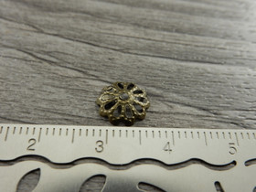 Helmihattu kukka, 8mm, pronssi, 20kpl