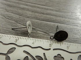 Korvakorutappi lenkillä, 8x13mm, rst, 10paria