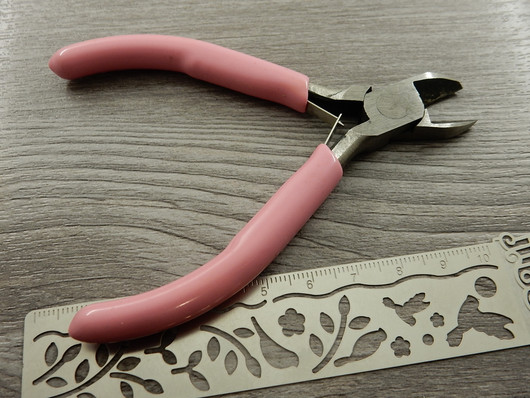 Sivuleikkuri korupihdit, 11cm, vaaleanpunainen, 1kpl