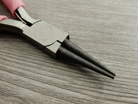 Pyöröpäiset korupihdit, 12cm, vaaleanpunainen, 1kpl