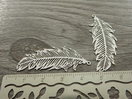 Sulkariipus, 40x14mm, mattahopea, 1kpl