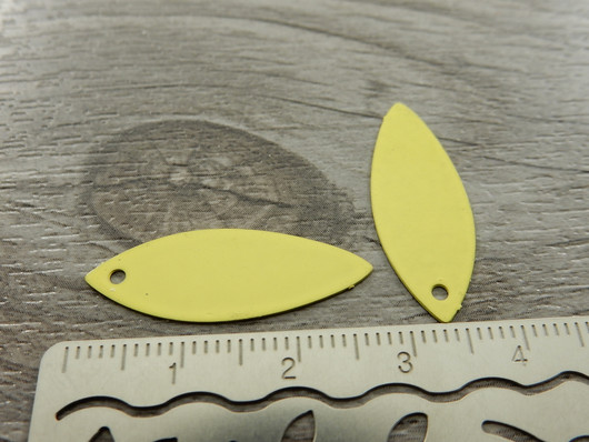 Pisarariipus, 27x9mm, keltainen, 1kpl