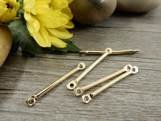 Korulinkit tikku, 20x1mm, vaaleakulta, 10kpl