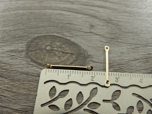 Korulinkit tikku, 20x1mm, vaaleakulta, 10kpl