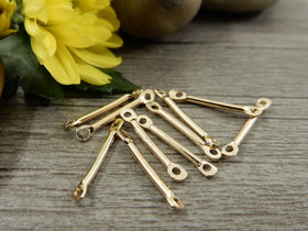 Linkkiriipus, 15x1mm, vaaleakulta, 10kpl