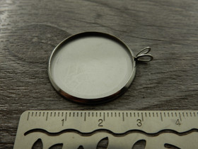 Kapussipohja, 25mm, rst, 1kpl