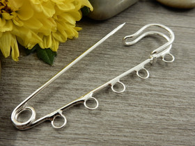 Kilttineula, 70x20mm, kirkashopea, 1kpl