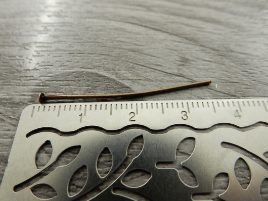 Korupiikki tasapää, 35x0.6mm, kupari, 100kpl