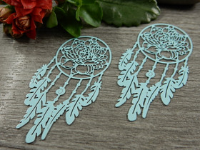 Unisieppaririipus, 48x25mm, vaaleaturkoosi, 1kpl