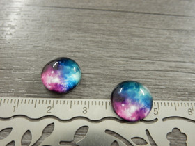 Kapussi galaxy, 12mm, moniväri, 1kpl