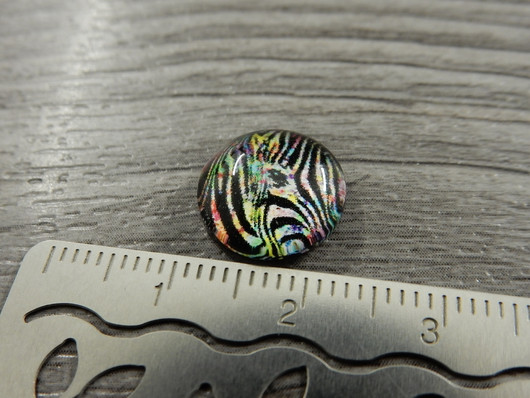 Kapussi seepra, 12mm, moniväri, 1kpl