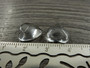 Kapussilasi sydän, 12x12mm, kirkas, 1kpl