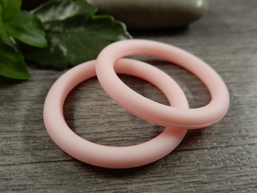 Silikonirengas, 29mm, vaaleanpunainen, 1kpl