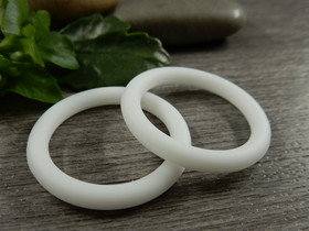 Silikonirengas, 29mm, valkoinen, 1kpl