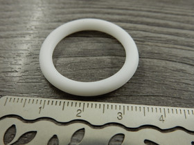 Silikonirengas, 29mm, valkoinen, 1kpl