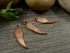 Siipiriipus, 18x5mm, ruusukulta, 1kpl