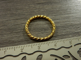 Välirengas kierre, 20x1.7mm, avattava, kulta, 1kpl