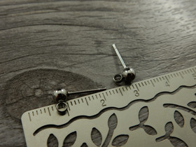 Korvakorutappi lenkillä, 4x15mm, rst, 1pari