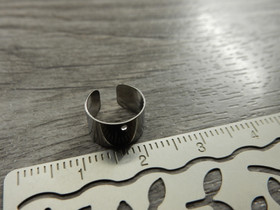 Rustokorvakoru/ ear cuff, 10x7mm, rst, 1pari