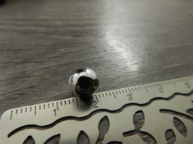 Akryylihelmi, 8mm, kirkashopea, 20kpl