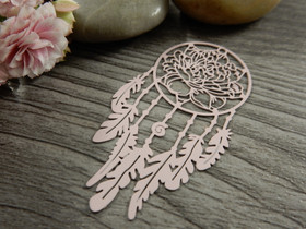 Unisieppaririipus lotus, 48x25mm, vaaleanpunainen, 1kpl