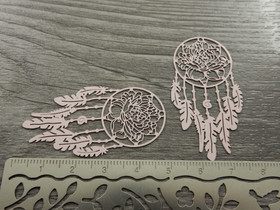 Unisieppaririipus lotus, 48x25mm, vaaleanpunainen, 1kpl